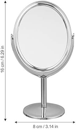 Asztali Forgatható Fürdőszoba Nagyító Tükör Kozmetikai Tükör a Hiúság Tükör Állvány Asztal Tükör Forgatható Kétoldalas Körben Forgatható