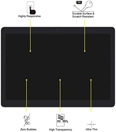 Transwon EGET Elit T8Plus kijelző Védő fólia, 2 db-os Csomag Edzett Üveg ÉG Eszközök Elit T8Plus Tablet/Elit T8 Screen Protector Plus