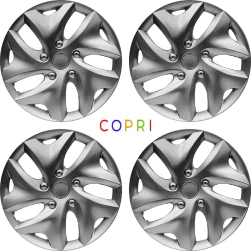 Copri Készlet 4 Kerék Fedezze 14 Coll Ezüst Dísztárcsa Snap-On Illik Honda Civic