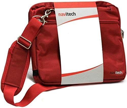 Navitech Piros Karcsú Vízálló utazótáska - Kompatibilis a Xiaomi Redmi 128GB Pad Tablet 10.61