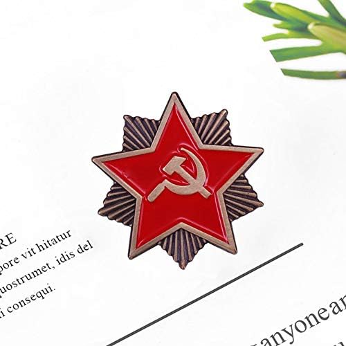 Gudeke Szovjet CCCP Vörös Csillag, Sarló Kalapács Szimbólum Jelvény Kitűző Jelvény