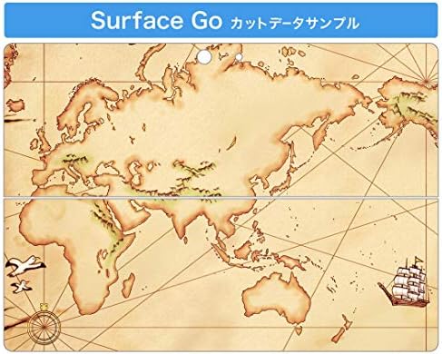 igsticker Matrica Takarja a Microsoft Surface Go/Go 2 Ultra Vékony Védő Szervezet Matrica Bőr 001191 térkép Komp