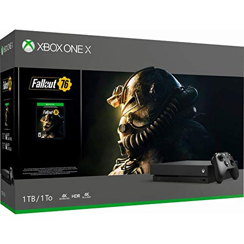Microsoft Xbox X 1 TB Fallout 76 Csomag (CYV-00146) Xbox Wireless Controller Fehér & Microsoft Forza Motorsport 6 Vinil-Bőr Matrica,