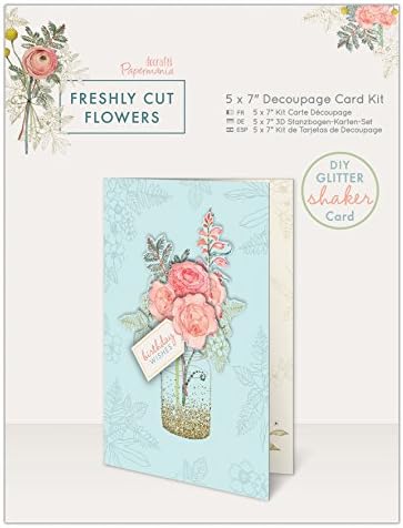 Papermania Frissen Vágott Virágok Mini Kártya & Boríték (Csomag 10)