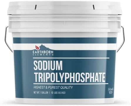 A nátrium-Tripolyphosphate, 1 Liter Vödör (10£) által Earthborn Elemek, Erős tisztítószer, Vízlágyító, Mosoda Adalékanyag, Resealable