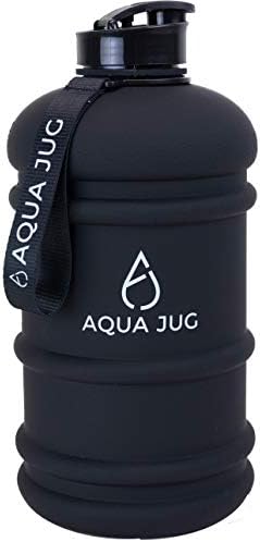 Aqua Nagy Kancsó Víz, Üveg, Mosogatógépben mosható BPA Mentes Ivóvíz, a Sötét Lovag Fekete 2.2 L, Nagy Edzőterem, Fitness Edzés,