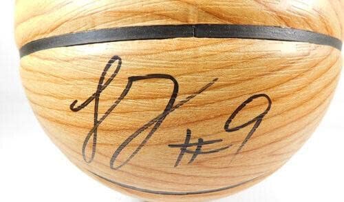 Aláírt Langston Galloway 9 Pistons NBA-ben Aláírt Spalding Fa, Gabona Labda - Dedikált Kosárlabda