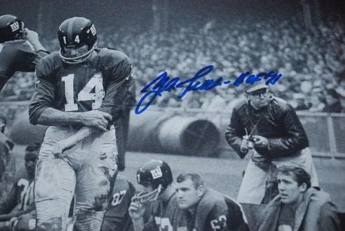 YA ÉKEZET New York Giants aláírt 11X14 fotó PSA/DNS-COA Y19274 - Dedikált NFL-Fotók