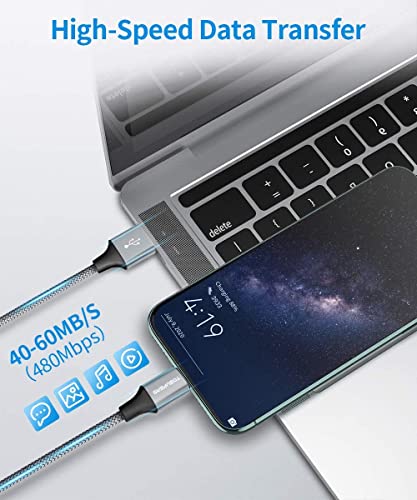 [10ft, 2-Komponensű] USB-C Kábel-Gyors Töltés, Hosszú USB-A Típusú C Töltő Kábel Fonott Samsung Galaxy A10e A03s A32 A13