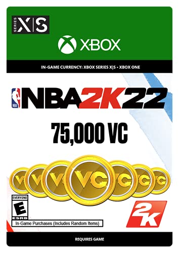 NBA 2K22: 75,000 VC - Xbox [Digitális Kód]