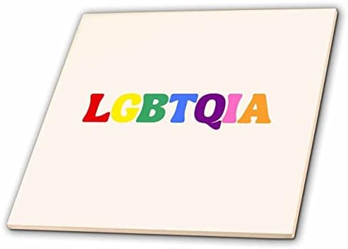 3dRose 3dRose-Sutandre - Büszkeség idézetek - Kép, a szó LGBTQIA - Csempe (ct-363808-7)