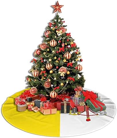 Karácsonyfa Szoknya, 30-48 Hüvelyk Vatikán Zászló Fa Mat a Karácsonyi Dekorációk, karácsonyi Parti Díszek