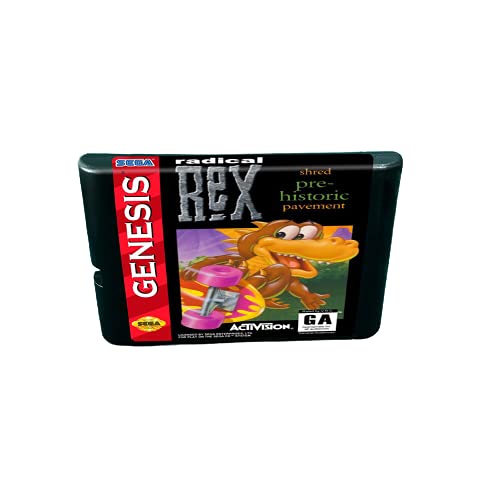Aditi Radikális REX - 16 bit MD Játékok Patron A MegaDrive Genesis Konzol (USA EU Esetében)