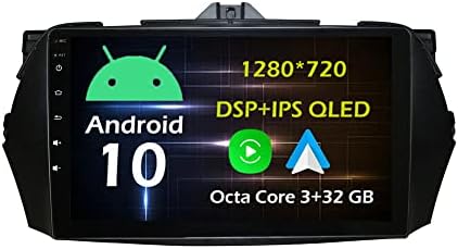 9 3+32GB Android 10 Dash Autó Sztereó Rádió Alkalmas Suzuki Ciaz 2012 13 14 15 16 GPS Navigációs fejegység Carplay Android Auto DSP-4G