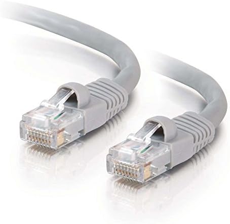 C2G 83141 1M Szürke Cat5e Ethernet RJ45 nagysebességű Hálózati Kábel, LAN Vezető Cat5e Árnyékolatlan UTP PVC Patch Kábel