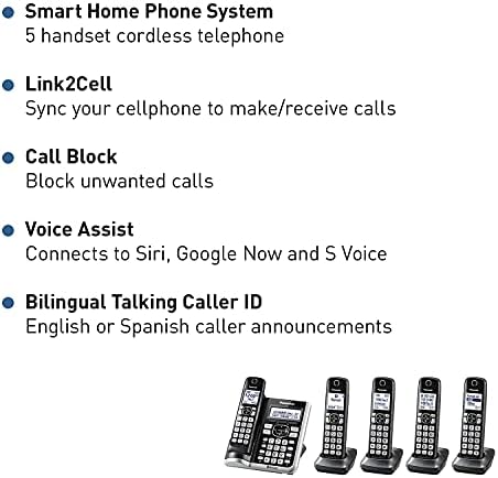 Panasonic Link2Cell Bluetooth Vezeték nélküli Telefon Rendszer hangos Asszisztens & Link2Cell Bluetooth Vezeték nélküli Telefon