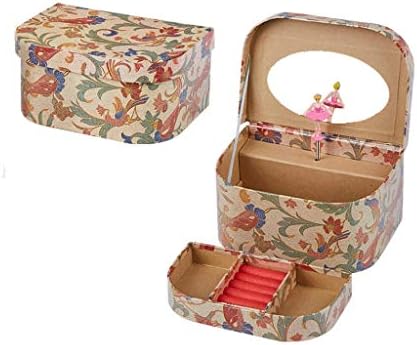 YLYAJY Virágos Music Box Kézzel készített díszdobozban Barátnője Doboz, Születésnapi Ajándék, Karácsonyi zenélő Doboz