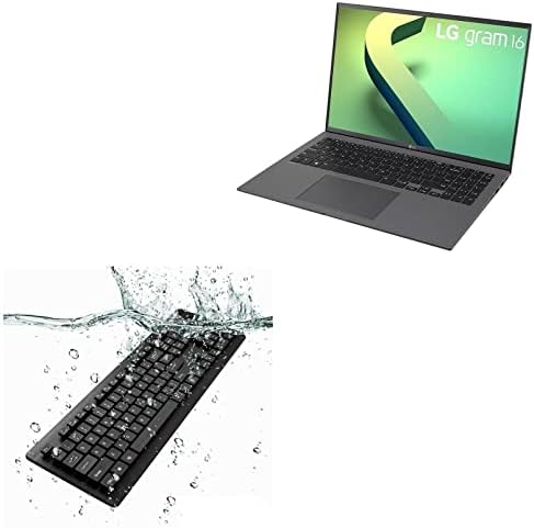 BoxWave Billentyűzet Kompatibilis LG Ultra Könnyű Laptop 16Z90Q (16) - AquaProof USB Billentyűzet, Mosható, Vízálló Vízálló USB-Billentyűzet