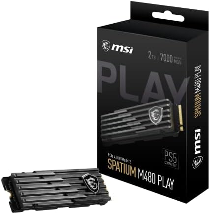 MSI SPATIUM M480 PCIe 4.0 NVMe M. 2 2TB Játszani Belső SSD PCIe Gen4 NVMe (SPATIUM M480 PCIe 4.0 NVMe M. 2 2 tb-os Lejátszás)