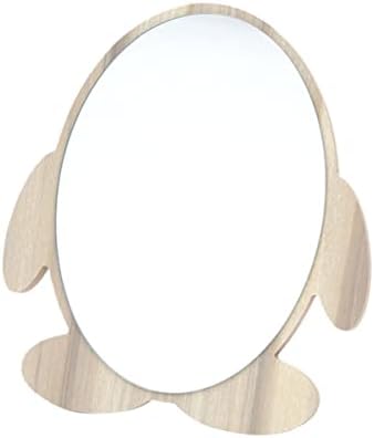 Veemoon Smink Tükör Penguin 2 Csomag Fa Tükörből Fésülködő Asztal Tükörrel Asztali Tükör Alakú Tükör, Asztali