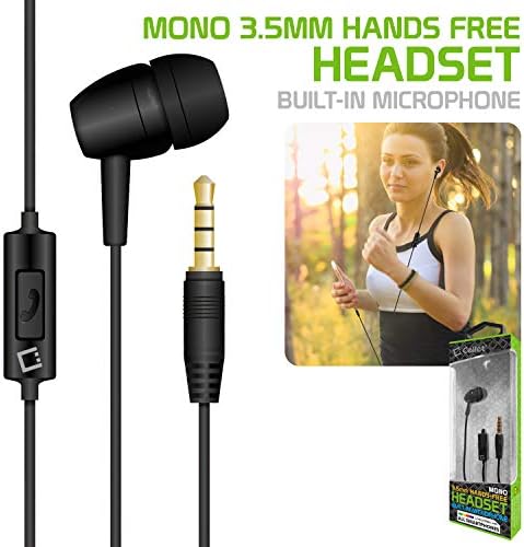 Pro Mono Fülbe kihangosító Kompatibilis Samsung SM-J710F, Beépített Mikrofon, Éles, Tiszta, Biztonságos Hang! (3,5 mm /