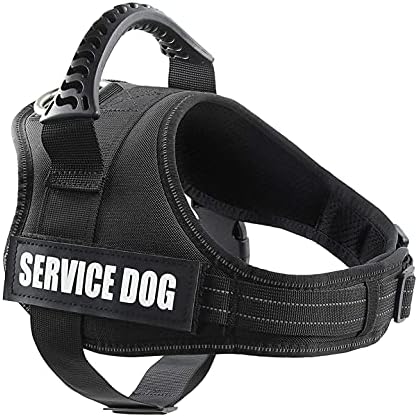 Pettypaw Szolgáltatás Kutya Hám Nem Húzza Fényvisszaverő Állítható Puha, Lélegző Hám Kicsi Közepes testű Kutyáknak (Black, K)