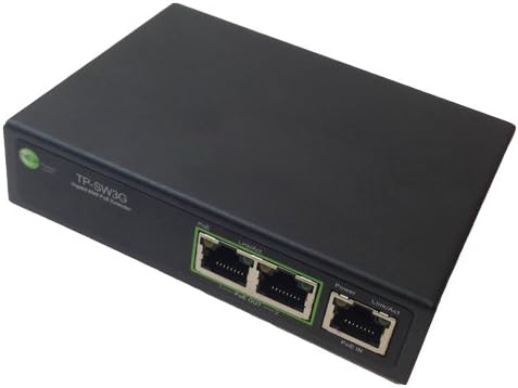 (TP-SW3G) 3 Port 60W GIGABIT POE Switch/Extender. IEEE802.3AF/a